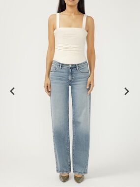 Silver Jeans Loose and Low Jeans - Wide Leg Straight